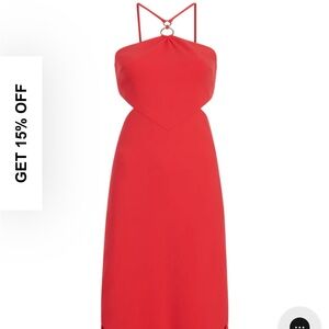 Likely Strapless Red Dress